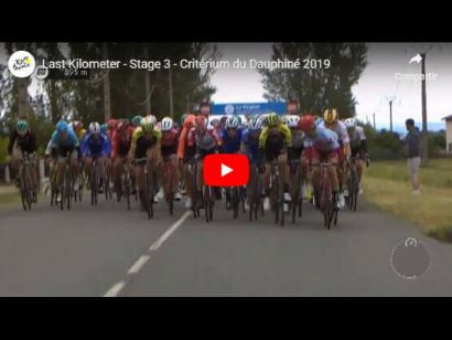 Critérium del Dauphiné: Vídeo del último kilómetro de la etapa 3. Victoria de Sam Bennett