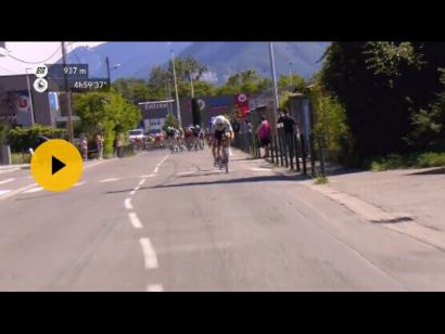 Critérium del Dauphiné: Vídeo del último kilómetro de la etapa 5. Gana Wout Van Aert