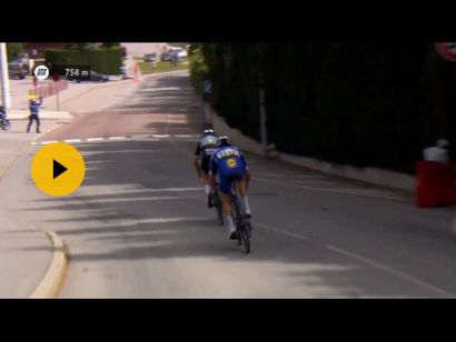 Critérium del Dauphiné: Vídeo del último kilómetro de la etapa 6. Gana Alaphilippe