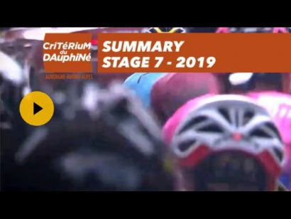 Critérium del Dauphiné 2019: Vídeo resumen de la etapa 7