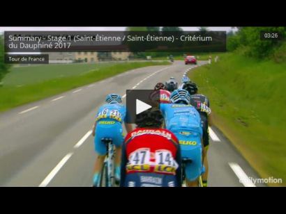 Critrium del Dauphin 2017: Vdeo resumen de la etapa 1