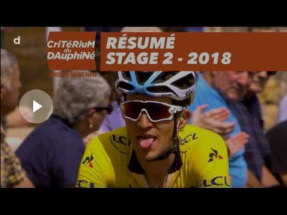 Critérium del Dauphiné 2018: Vídeo resumen de la etapa 2