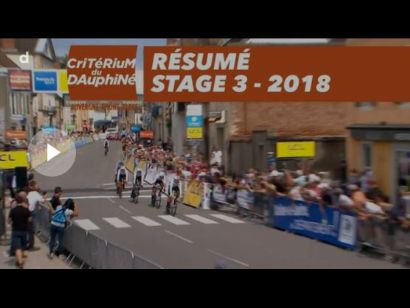 Critérium del Dauphiné 2018: Vídeo resumen de la etapa 3