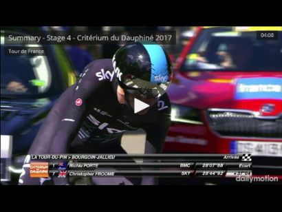 Critrium del Dauphin 2017: Vdeo resumen de la etapa 4