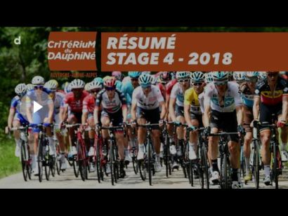 Critérium del Dauphiné 2018: Vídeo resumen de la etapa 4
