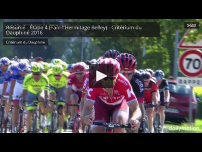Critérium del Dauphiné: Vídeo resumen de la cuarta etapa
