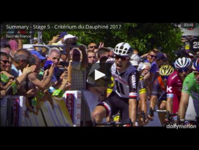 Critrium del Dauphin 2017: Vdeo resumen de la etapa 5
