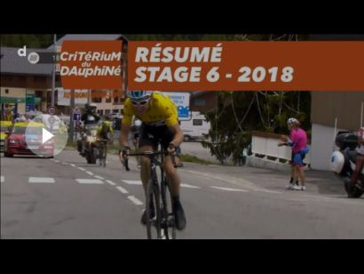 Critérium del Dauphiné 2018: Vídeo resumen de la etapa 6