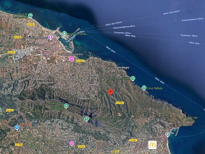 Rescatan a un ciclista tras caer por un barranco en la CV-7361 de Dnia