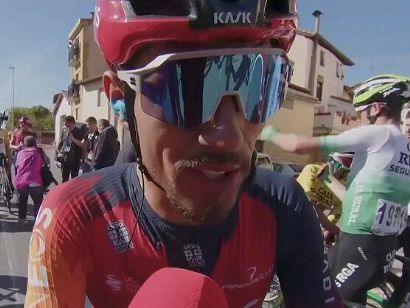 Itzulia-Vuelta al País Vasco: Daniel Felipe Martínez, contento por haber empezado bien