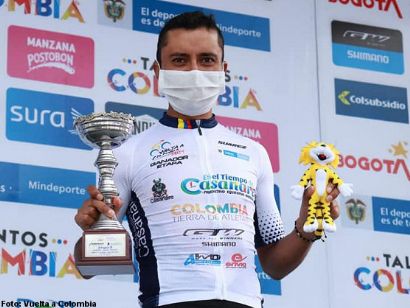Vuelta a Colombia: Darwin Atapuma gana la octava etapa, José Tito Hernández virtual vencedor