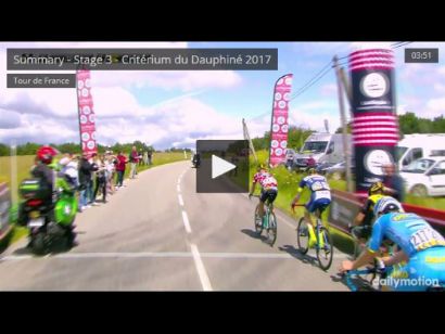 Critrium del Dauphin 2017: Vdeo resumen de la etapa 3