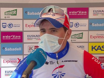 Vuelta al País Vasco: David Gaudu: "Increíblemente feliz de ganar esta etapa"