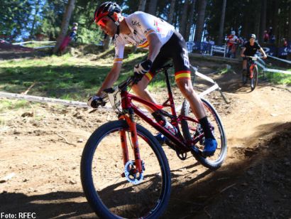 David Valero, a por todas en el Mundial de MTB de Les Gets