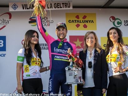 Volta a Catalunya: Cimolai se impone en la sexta y Quintana sigue lder