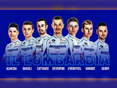 Evenepoel busca en Il Lombardía su primer monumento