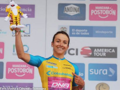 Vuelta a Colombia Femenina: Diana Peñuela logra su tercer triunfo y sigue líder