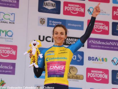 Vuelta a Colombia Femenina: Diana Peñuela, intratable, se lleva también la crono