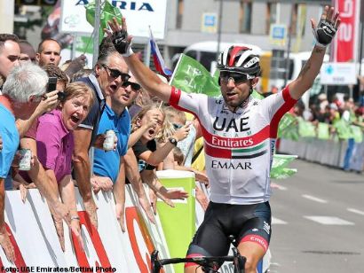 Tour de Eslovenia: Diego Ulissi se viste de líder ganando en solitario la tercera etapa