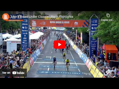 Vdeo resumen del Critrium Down Under Classic 2024