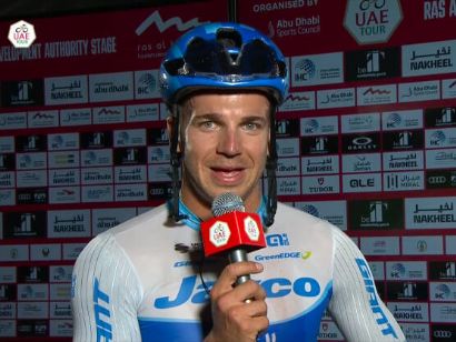 UAE Tour: Groenewegen encantado con su victoria, Evenepoel con los 2 segundos ganados