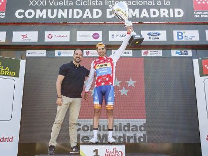 Vuelta a Madrid: Edgar Pinto: "Esta Vuelta a Madrid era una lotería y cayó bien"