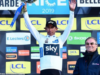 París-Niza: Egan Bernal: "Cuando hay personas que te dicen lo que hay que hacer es más fácil"