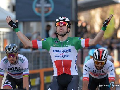 Tirreno-Adriático: Elia Viviani: "Es una victoria importante en mi camino hacia la Milán-San Remo"