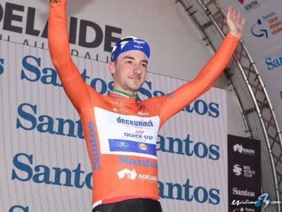 Tour Down Under: Elia Viviani gana la primera etapa y es lder