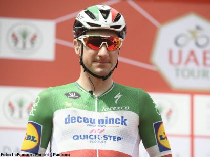 Tour de los Emiratos: Elia Viviani gana la quinta, Primoz Roglic sigue líder