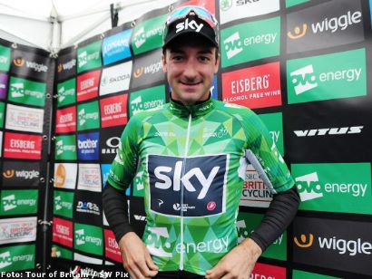 Tour de Gran Bretaña: Viviani gana la segunda etapa tras la descalificación de Boasson Hagen