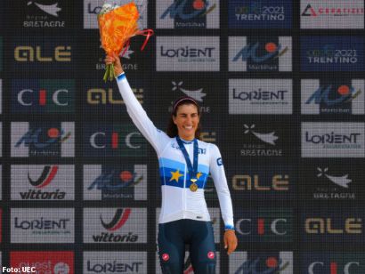 Ctos. de Europa: Elisa Balsamo, Campeona de Europa Sub-23