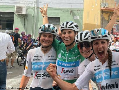 Giro de Italia Femenino: Elisa Balsamo gana la segunda etapa y se viste de rosa