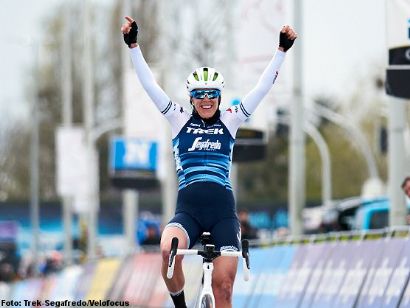 Ellen van Dijk repite triunfo en la A Través de Flandes, Sheyla Gutiérrez quinta