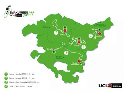 Las mejores ciclistas de la élite internacional se citan en la Emakumeen Bira 2019