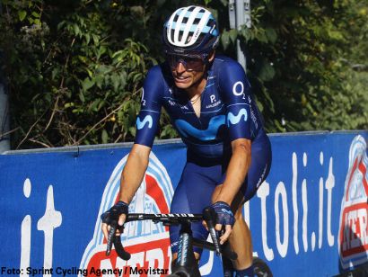 Enric Mas, con los galones del Movistar ante la Flecha Valona