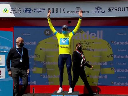 Vuelta a la Comunidad Valenciana: Enric Mas gana la etapa reina y se viste de amarillo