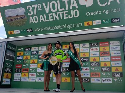 Vuelta al Alentejo: Enrique Sanz: "Me satisface haber podido rematar el trabajo de equipo"