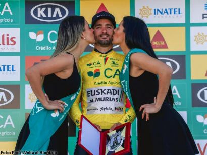 Enrique Sanz, primer líder de la 37 Vuelta al Alentejo