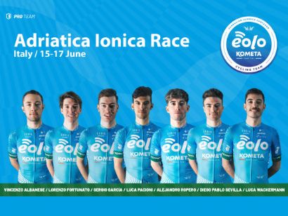 Eolo-Kometa, a la Adriática Iónica con ilusión tras un gran Giro de Italia
