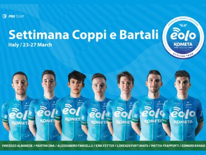 La Semana Coppi y Bartali, segunda ronda por etapas del Eolo-Kometa
