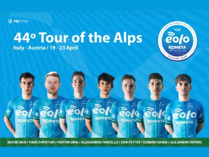 Eolo-Kometa, motivado ante un exigente Tour de los Alpes