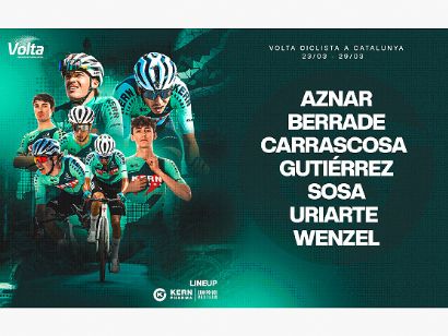 Kern Pharma afronta una intensa semana de ciclismo con la Volta a Catalunya como gran objetivo