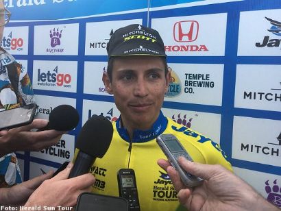 Esteban Chaves asalta el liderato del Herald Sun Tour ganando en Lake Mountain