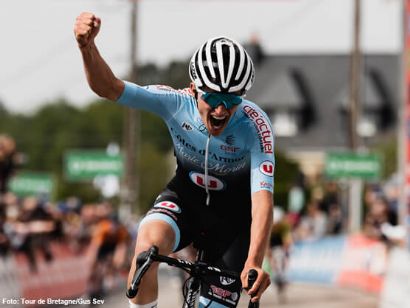 Tour de Bretaña: La sexta etapa es para Ewen Costiou, Alex Baudin sigue líder