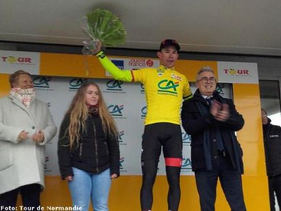 Fabian Lienhard, primer líder del Tour de Normandía