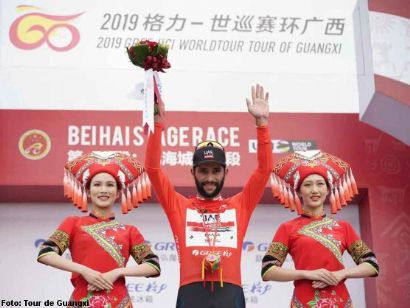 Fernando Gaviria, primer líder del Gree-Tour de Guangxi