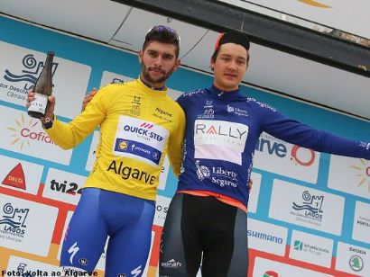 Fernando Gaviria, primer líder de la Vuelta al Algarve