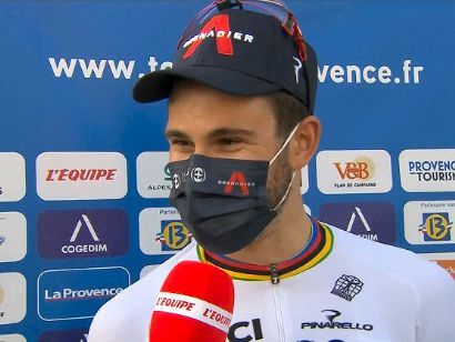 Tour de Provenza: Filippo Ganna: "Me hace feliz ganar la segunda crono de la temporada"