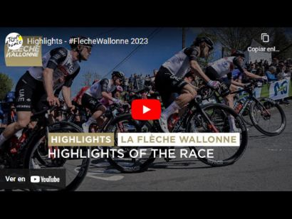 Vdeo resumen de la Flecha Valona 2023